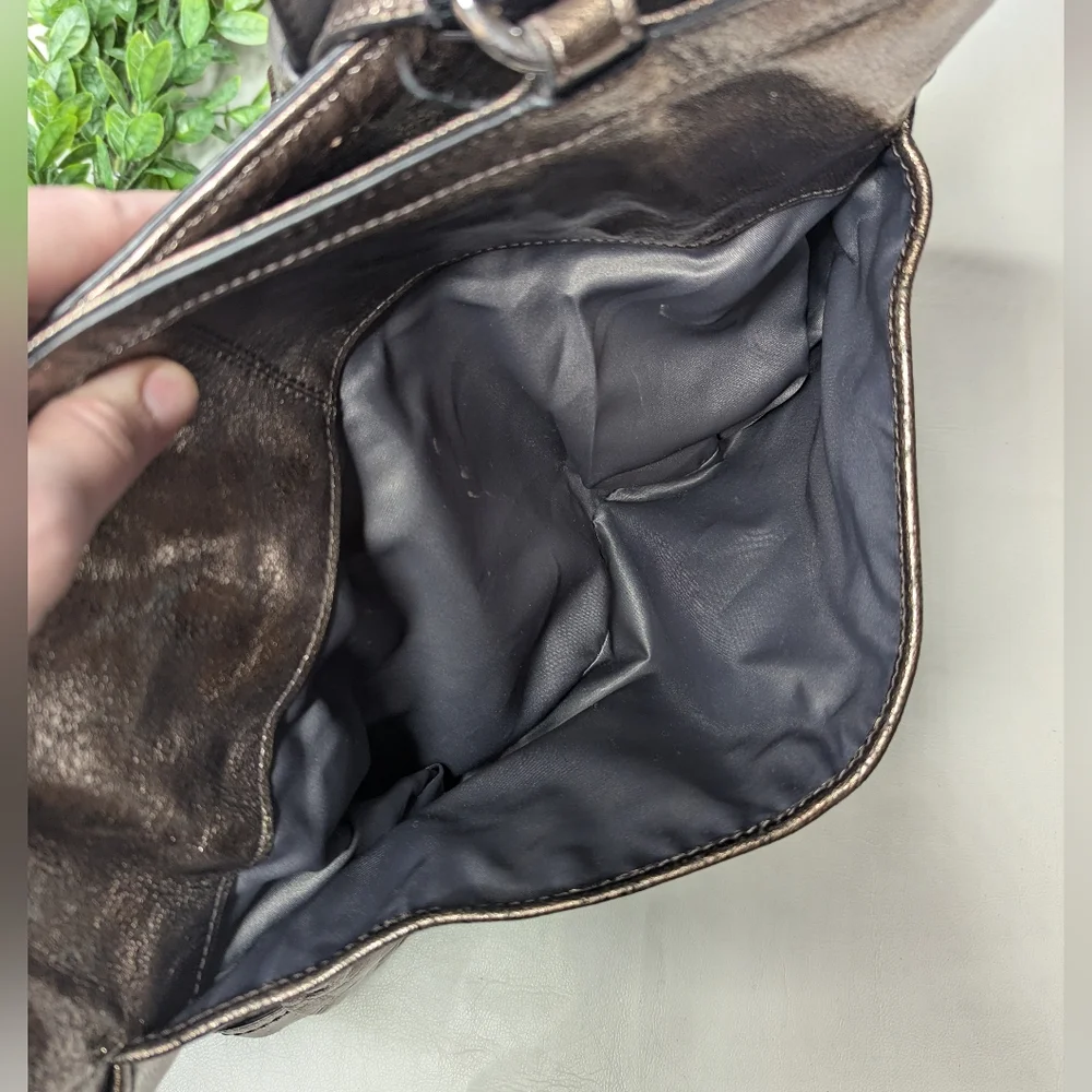 Coach F17722 Metallic Carryall Bag